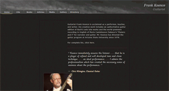Desktop Screenshot of frankkoonce.com
