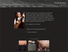 Tablet Screenshot of frankkoonce.com